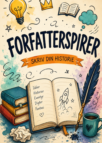 Forfatterspirer - Klik for at tilmelde dig